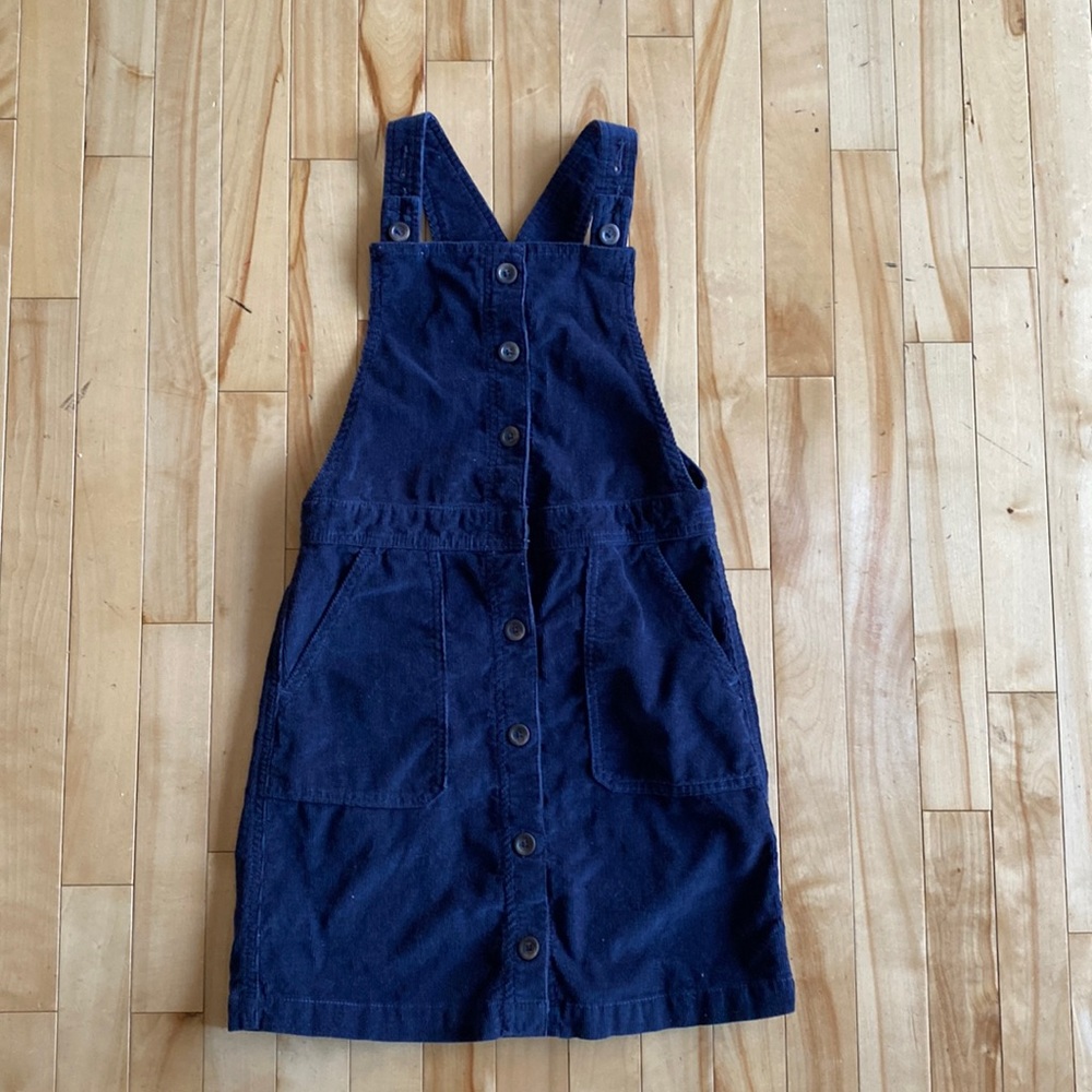 Navy Corduroy Jumper Dress. Size 10 kids. NWOT.